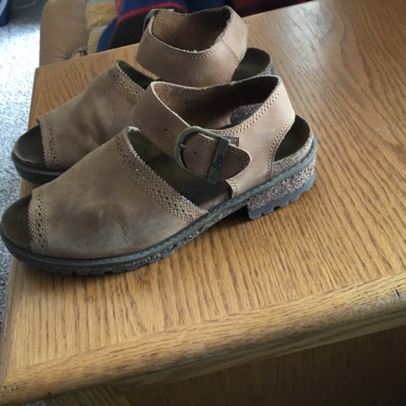 Bass open toe leather clogs - Picture 3 of 8